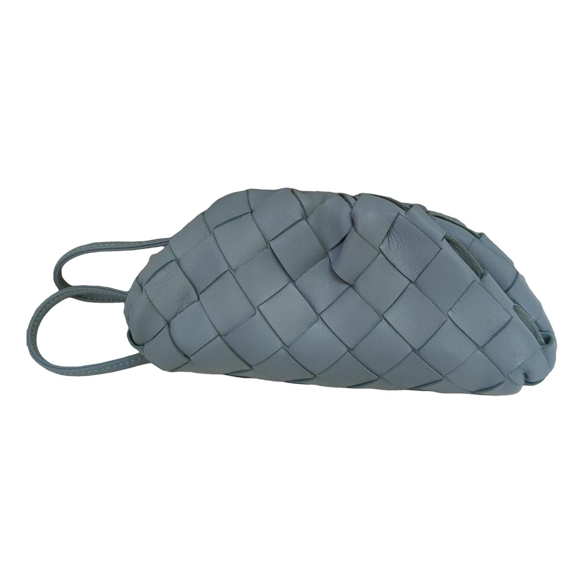 Pouch leather clutch bag