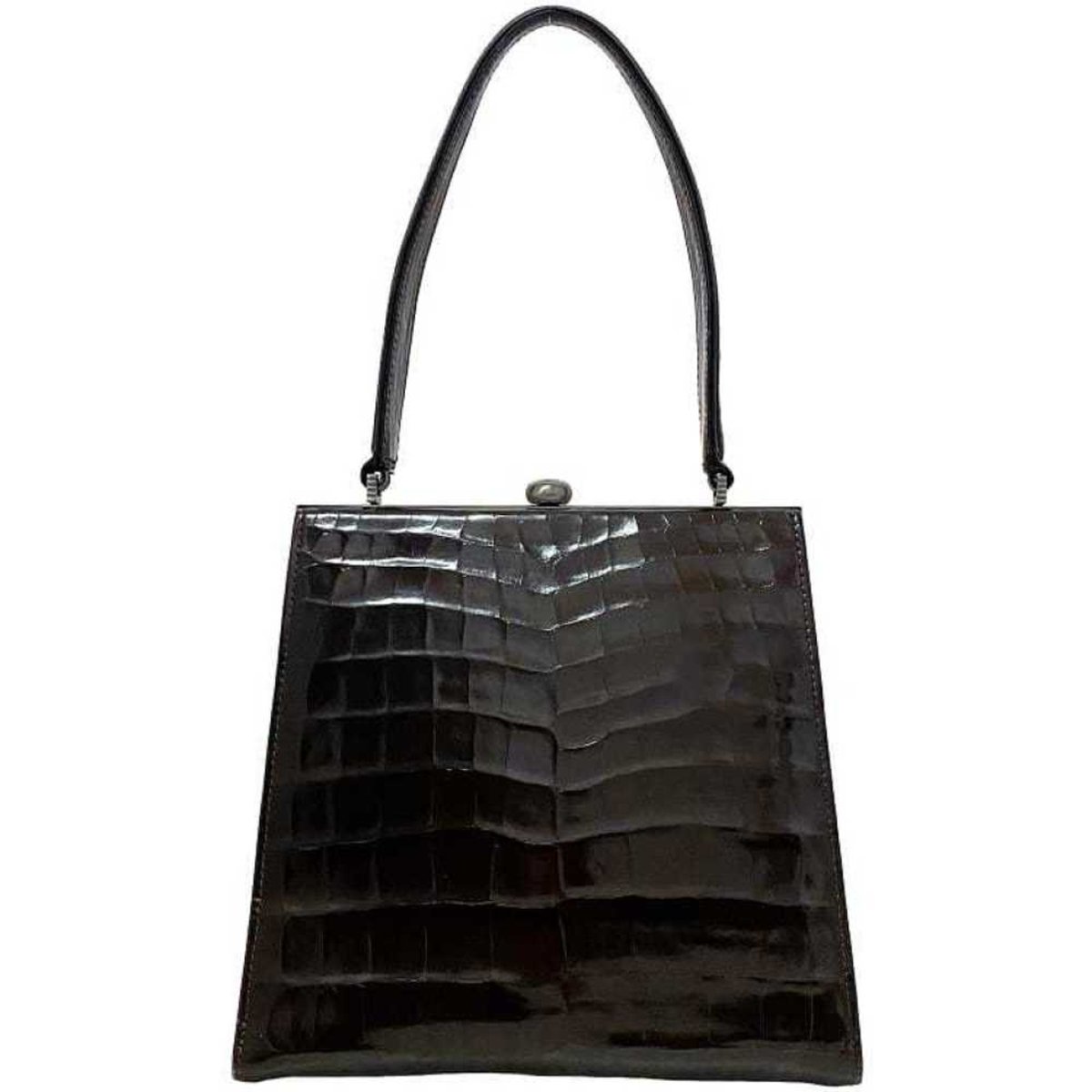 Sunburst leather handbag