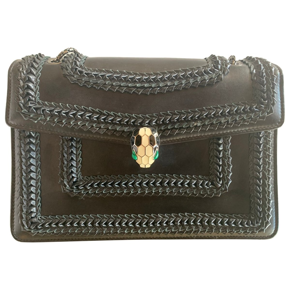 Serpenti pony-style calfskin handbag