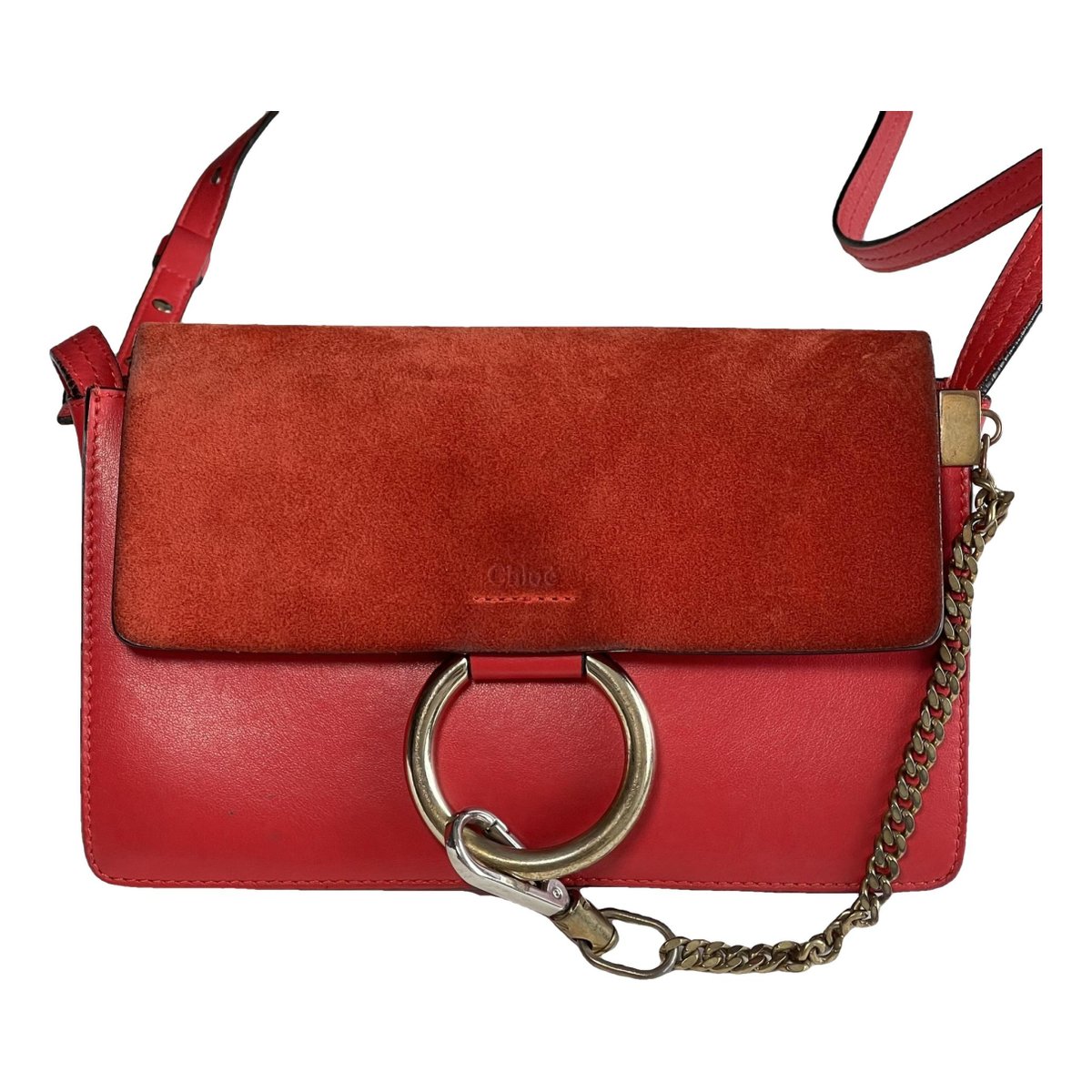 Faye leather crossbody bag