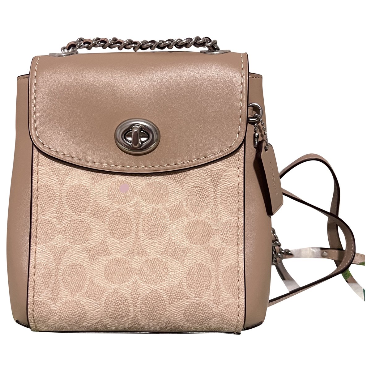 Campus leather backpack