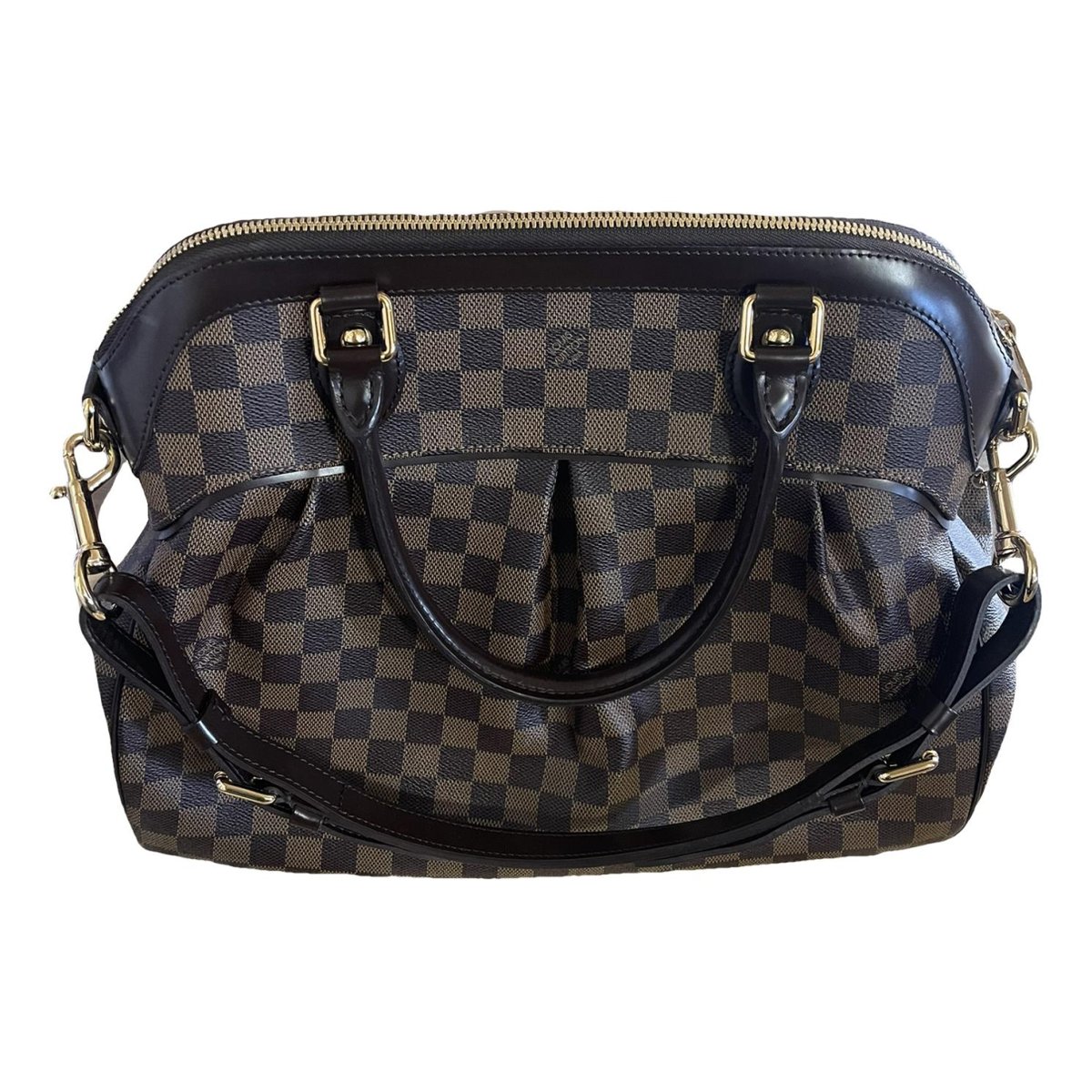 Trevi patent leather handbag