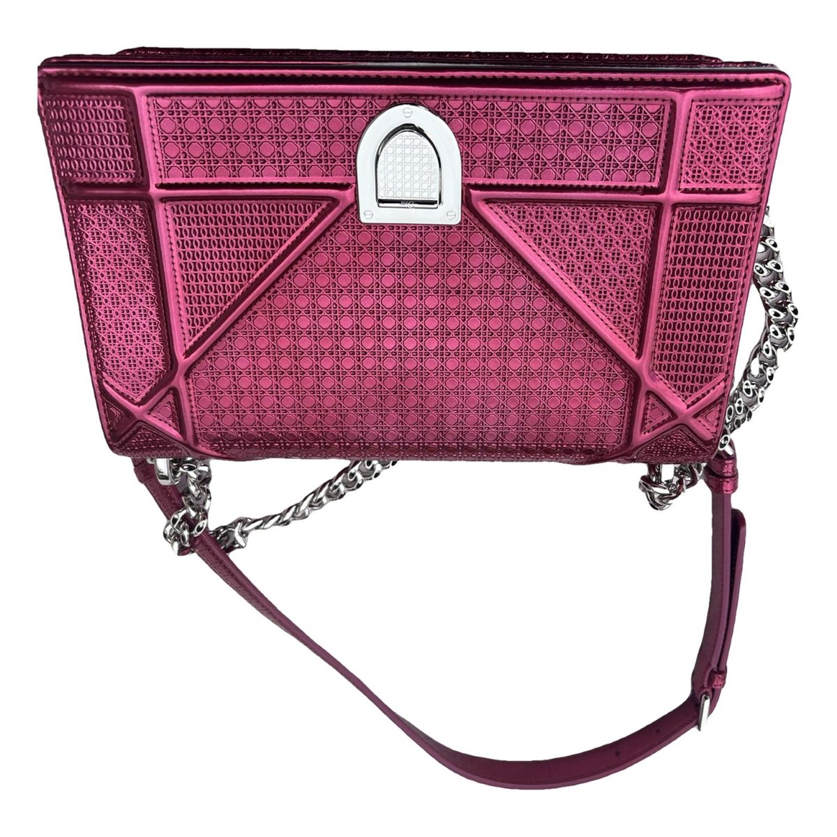 Diorama patent leather crossbody bag