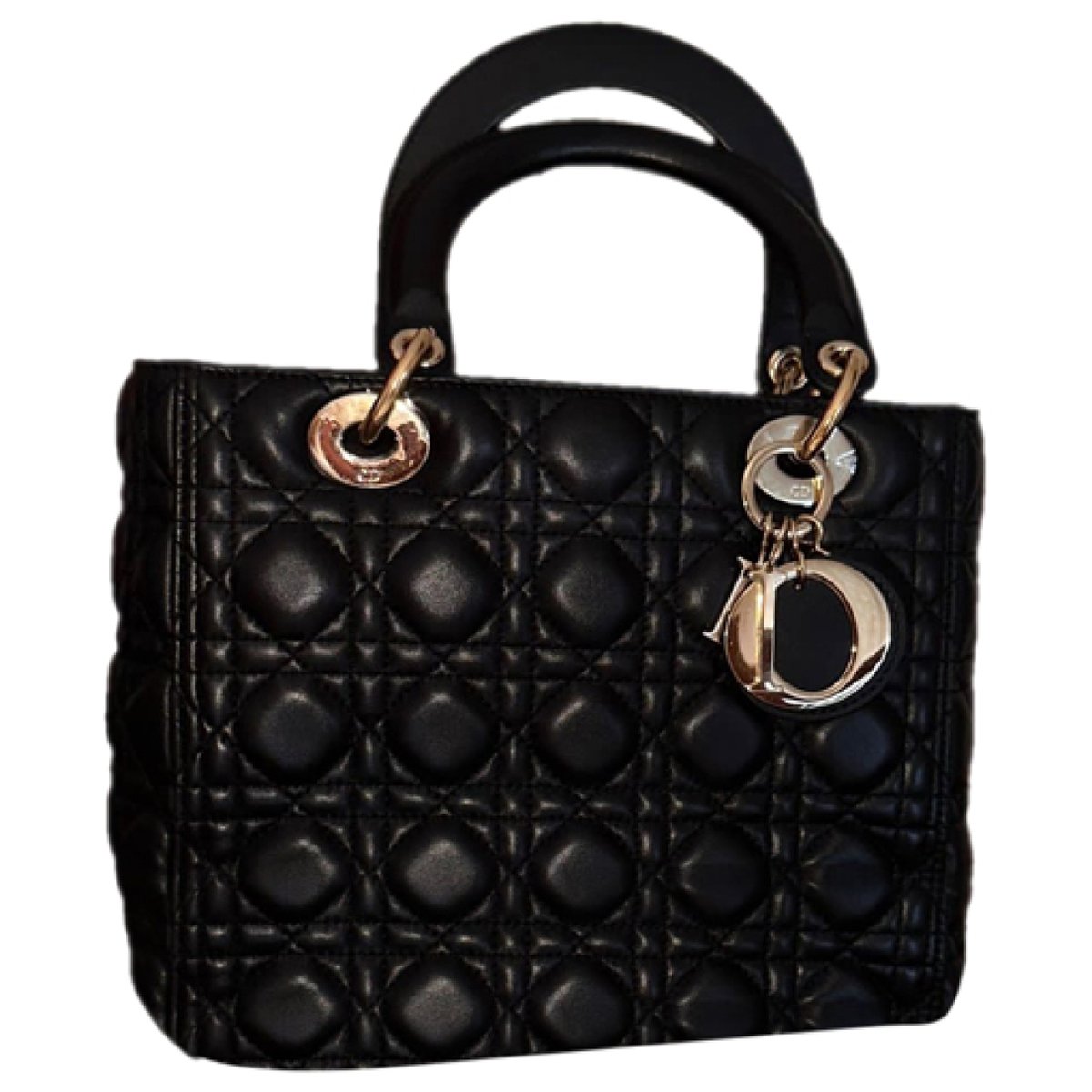 Lady Dior leather handbag