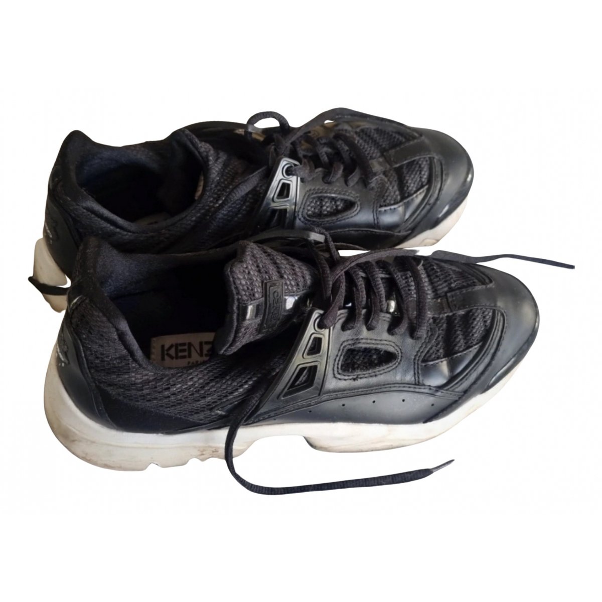 Sonic leather trainers