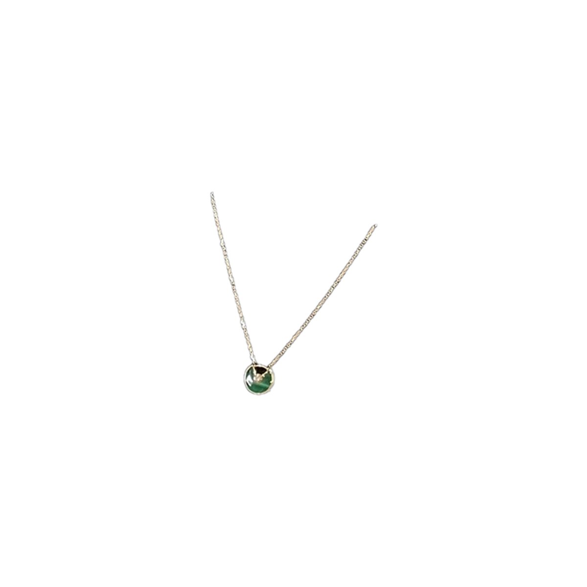Amulette pink gold necklace