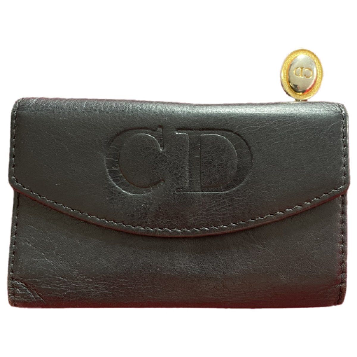 Lady Dior leather key ring