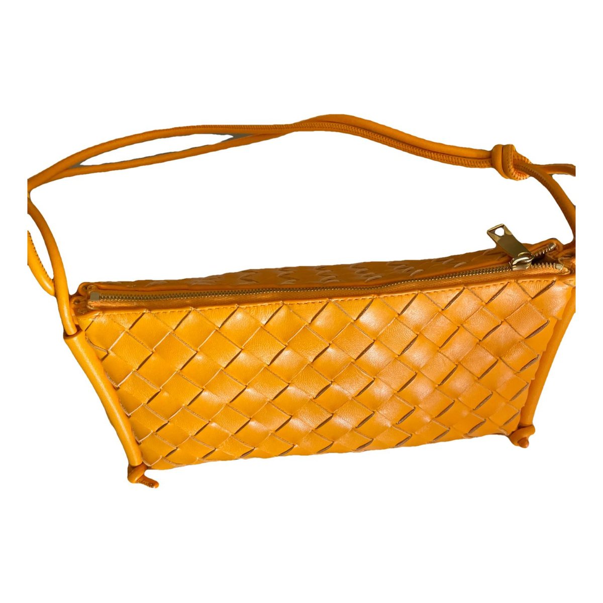 Window leather handbag