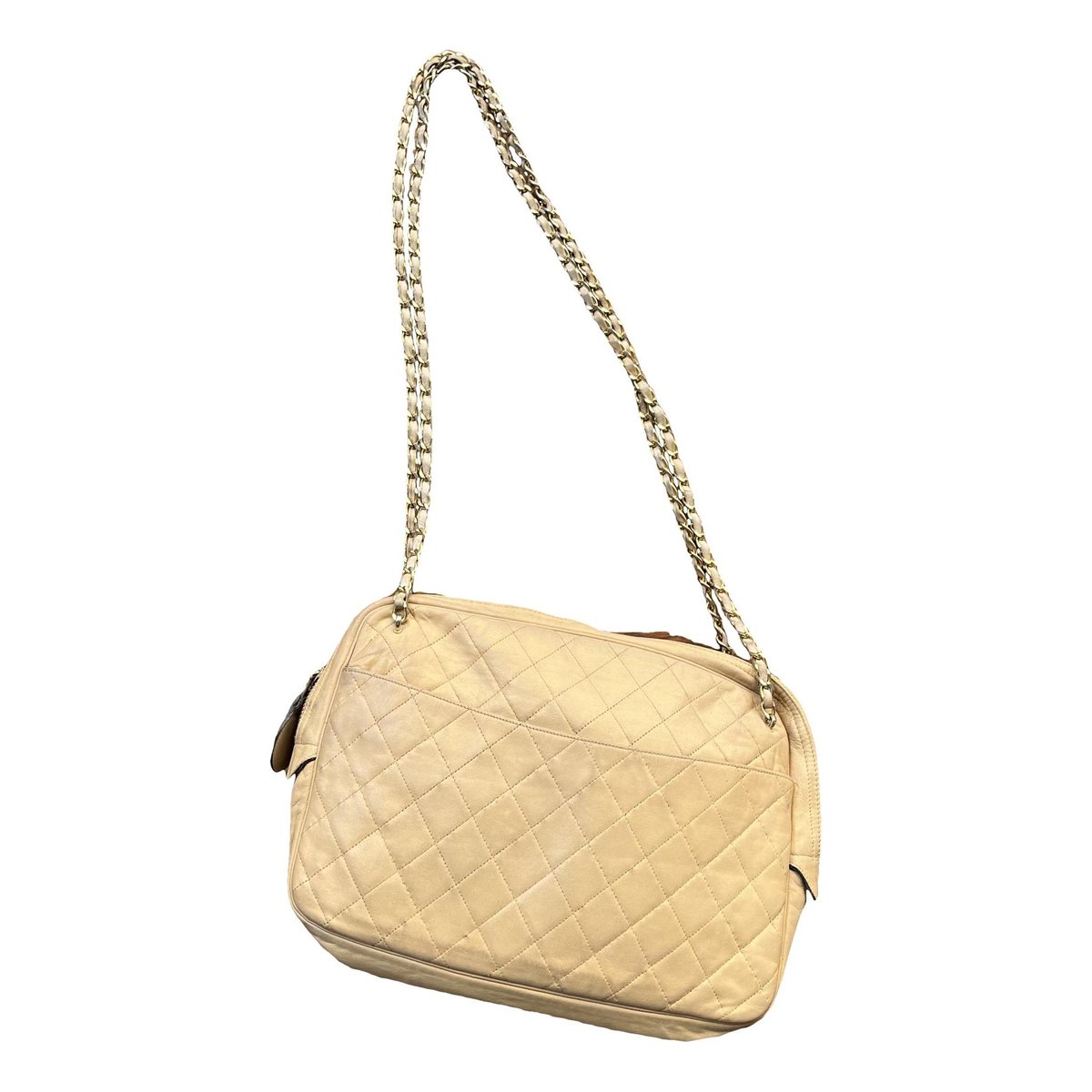 Camera leather handbag