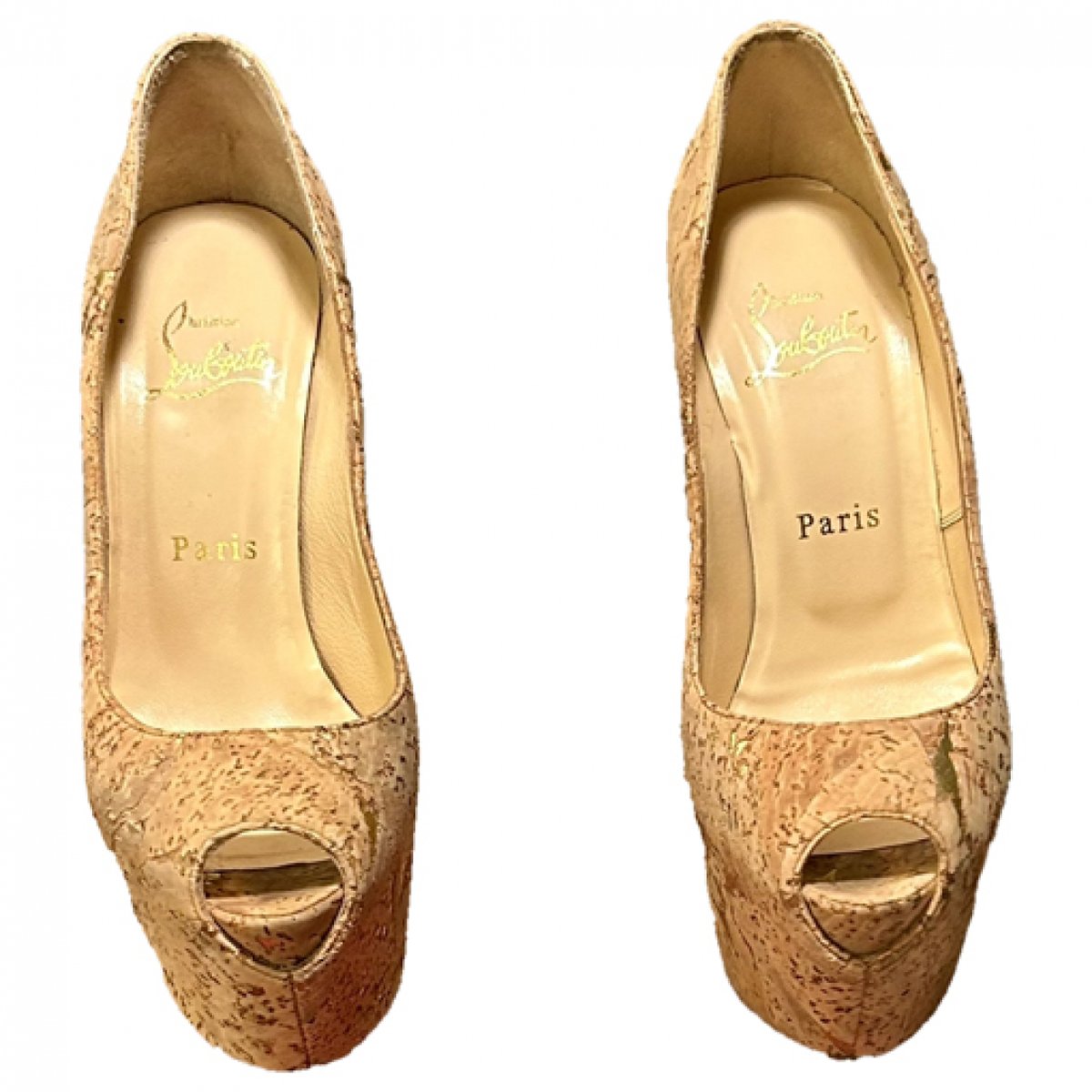 Lady Peep vegan leather heels