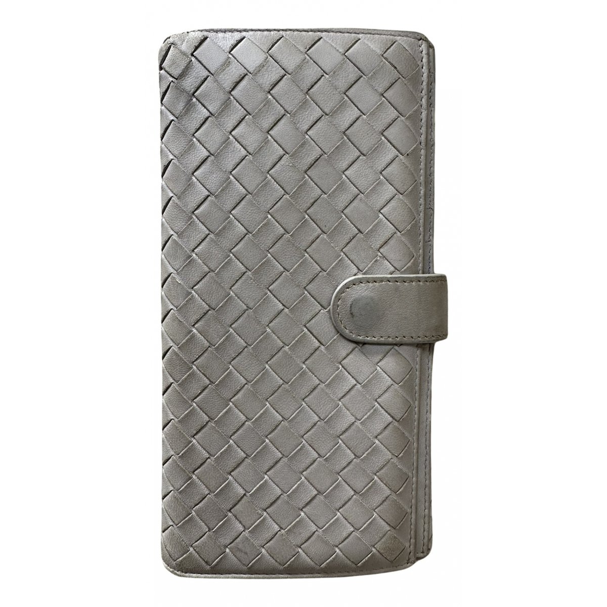 Intrecciato leather wallet