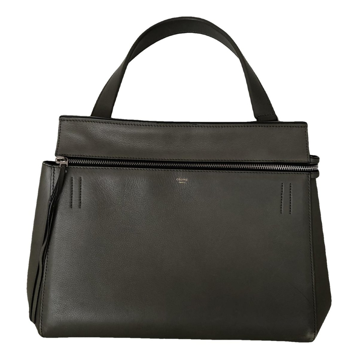 Edge leather handbag