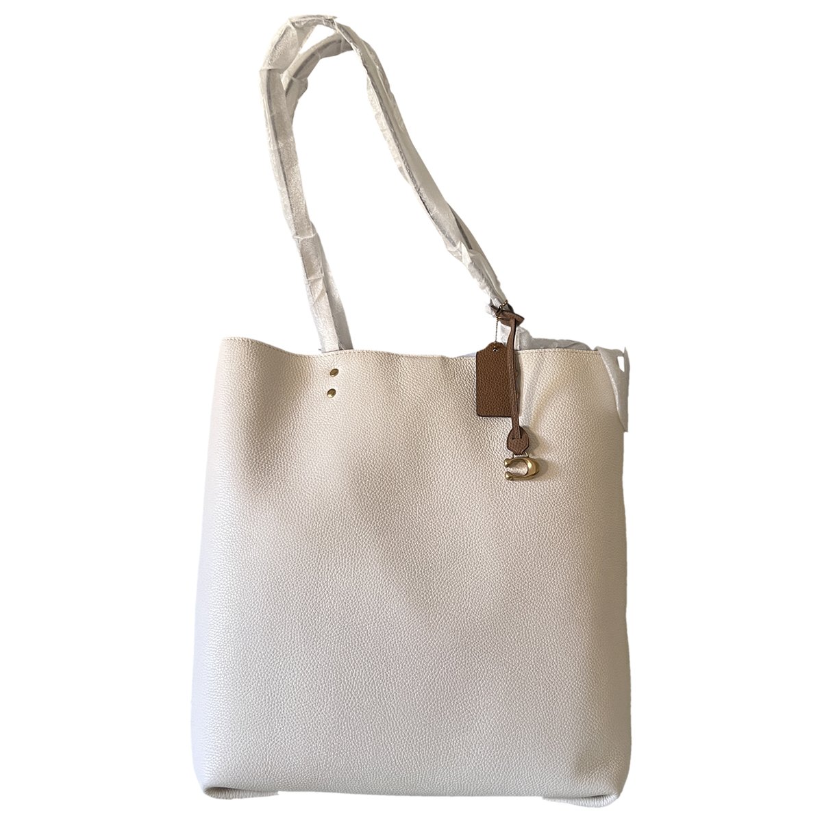 Abby duffle leather tote