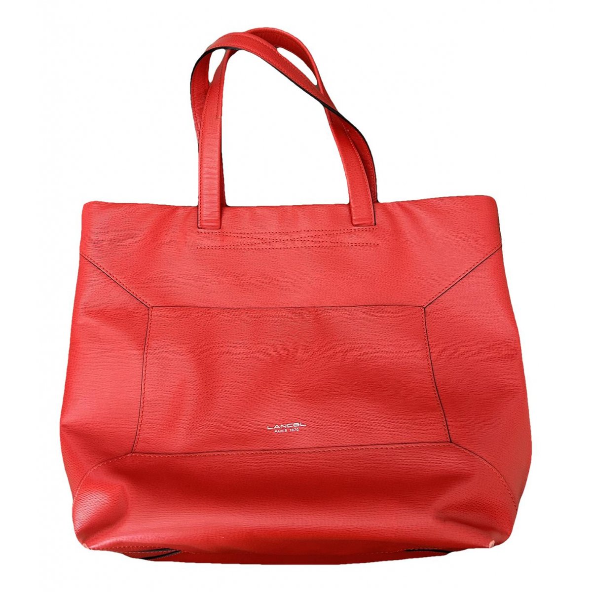Enveloppe leather handbag