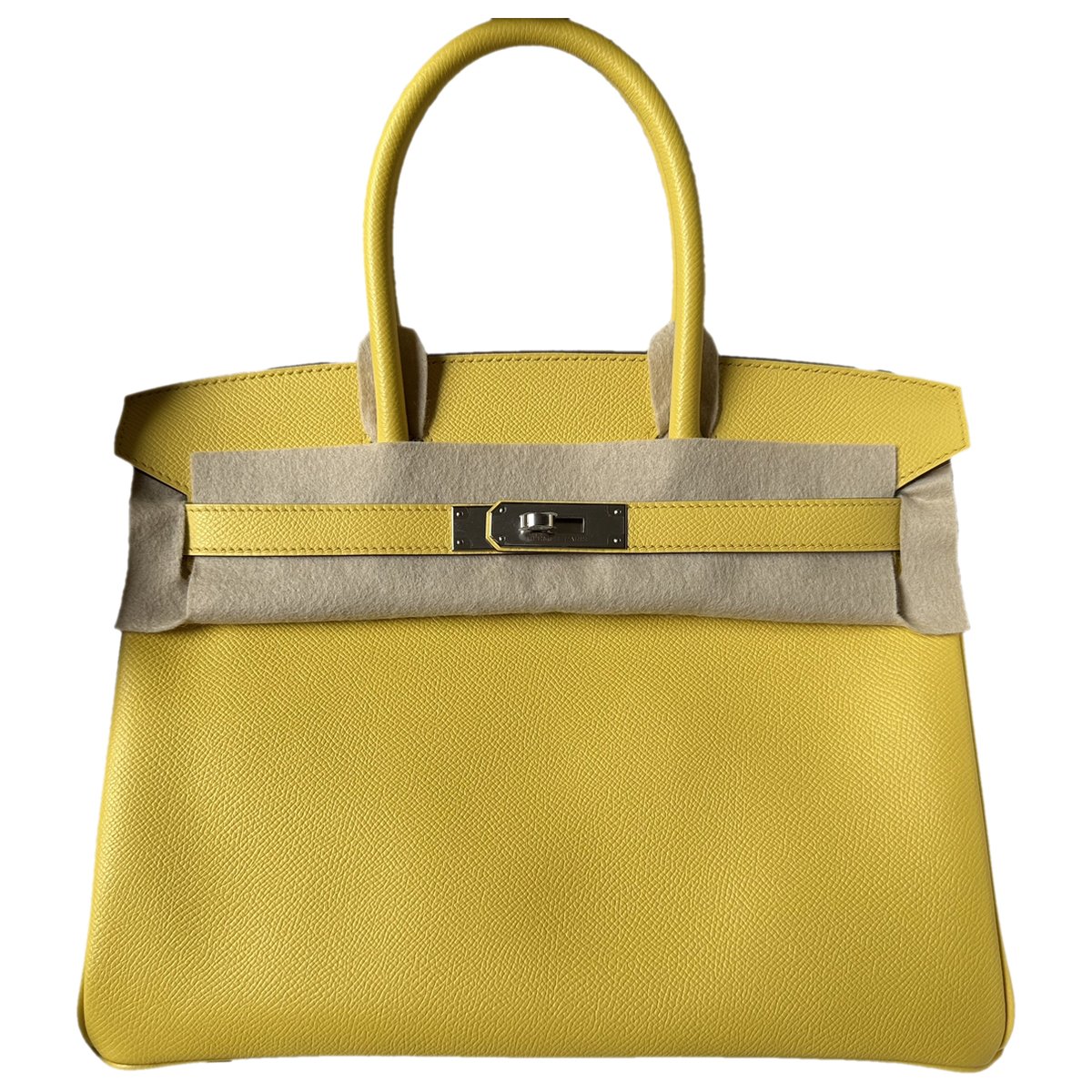 Birkin 30 leather handbag