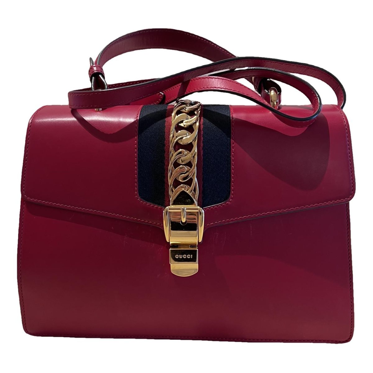 Sylvie Top Handle leather handbag