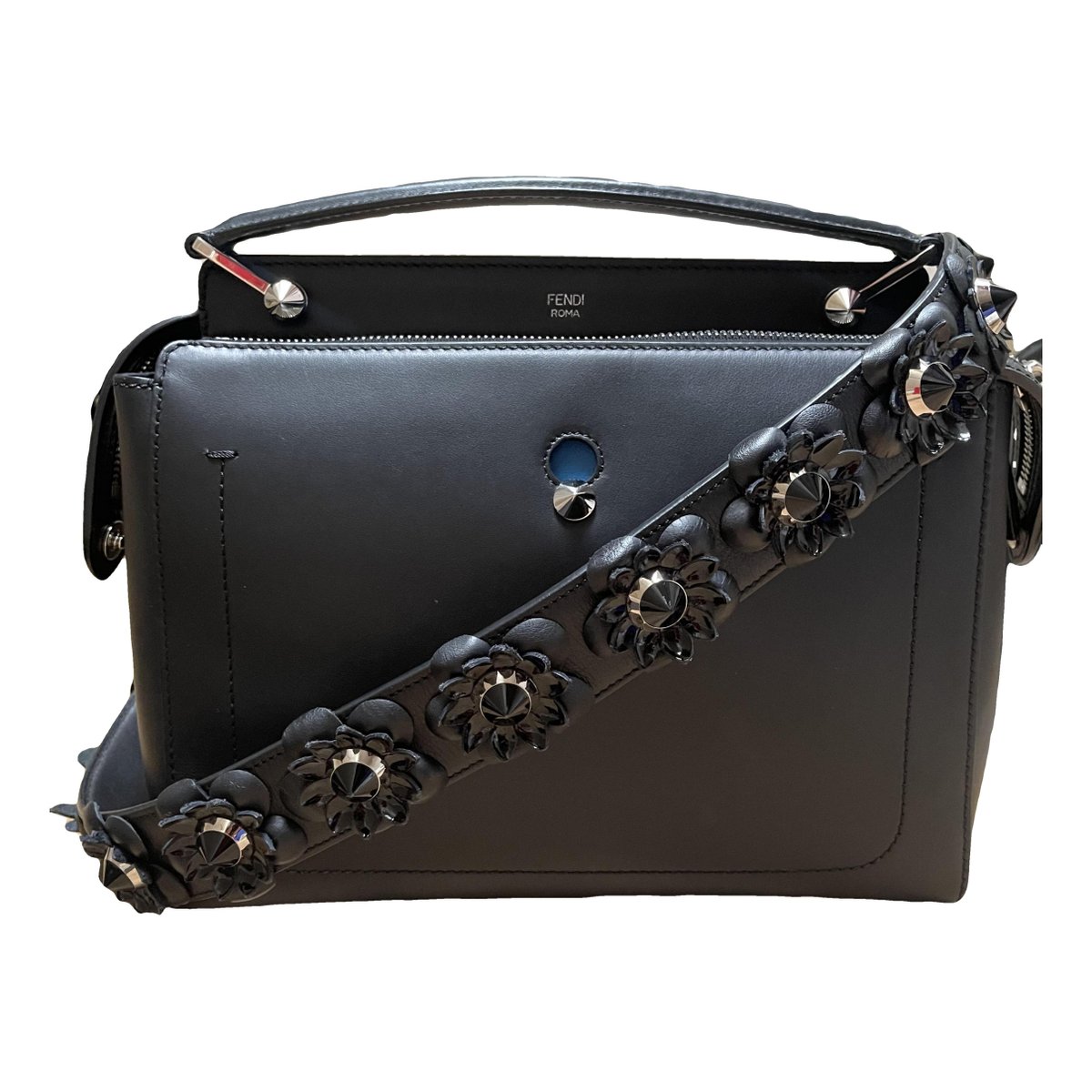 Dot Com leather handbag
