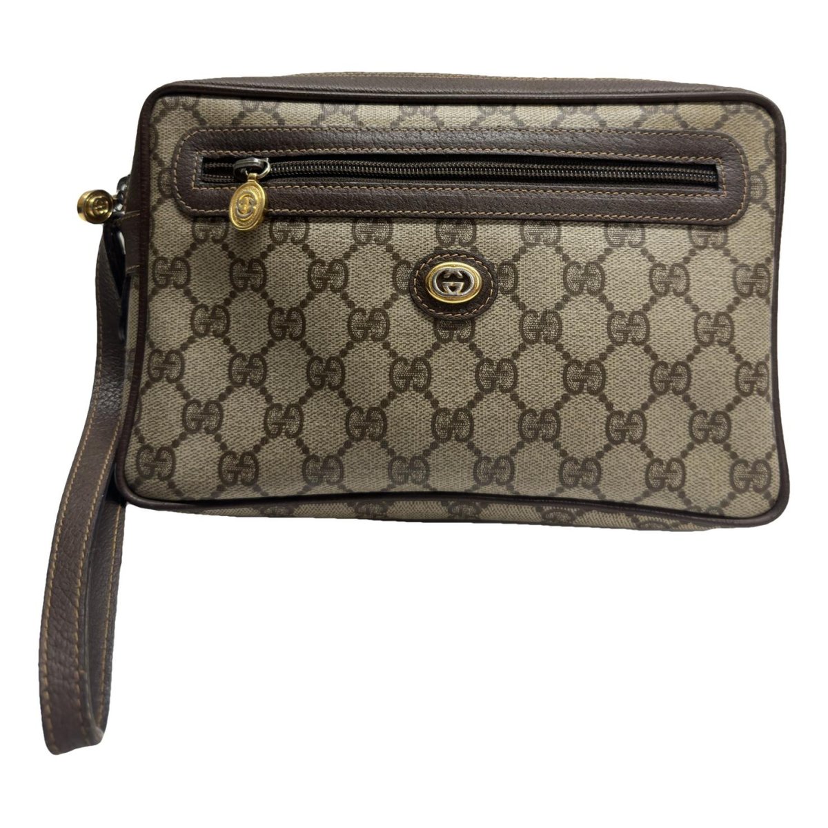 Neo Vintage leather clutch bag