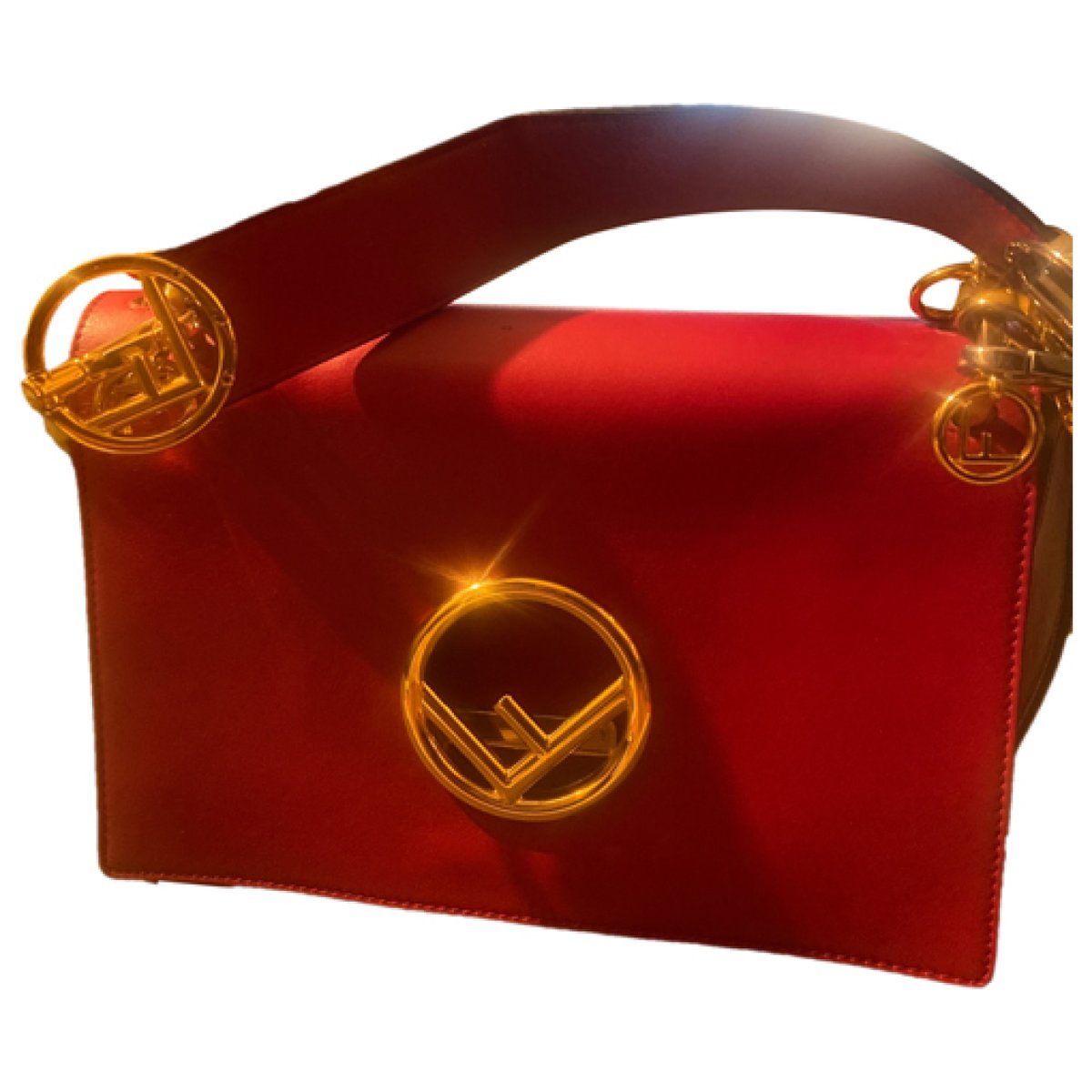 Kan I Logo leather handbag