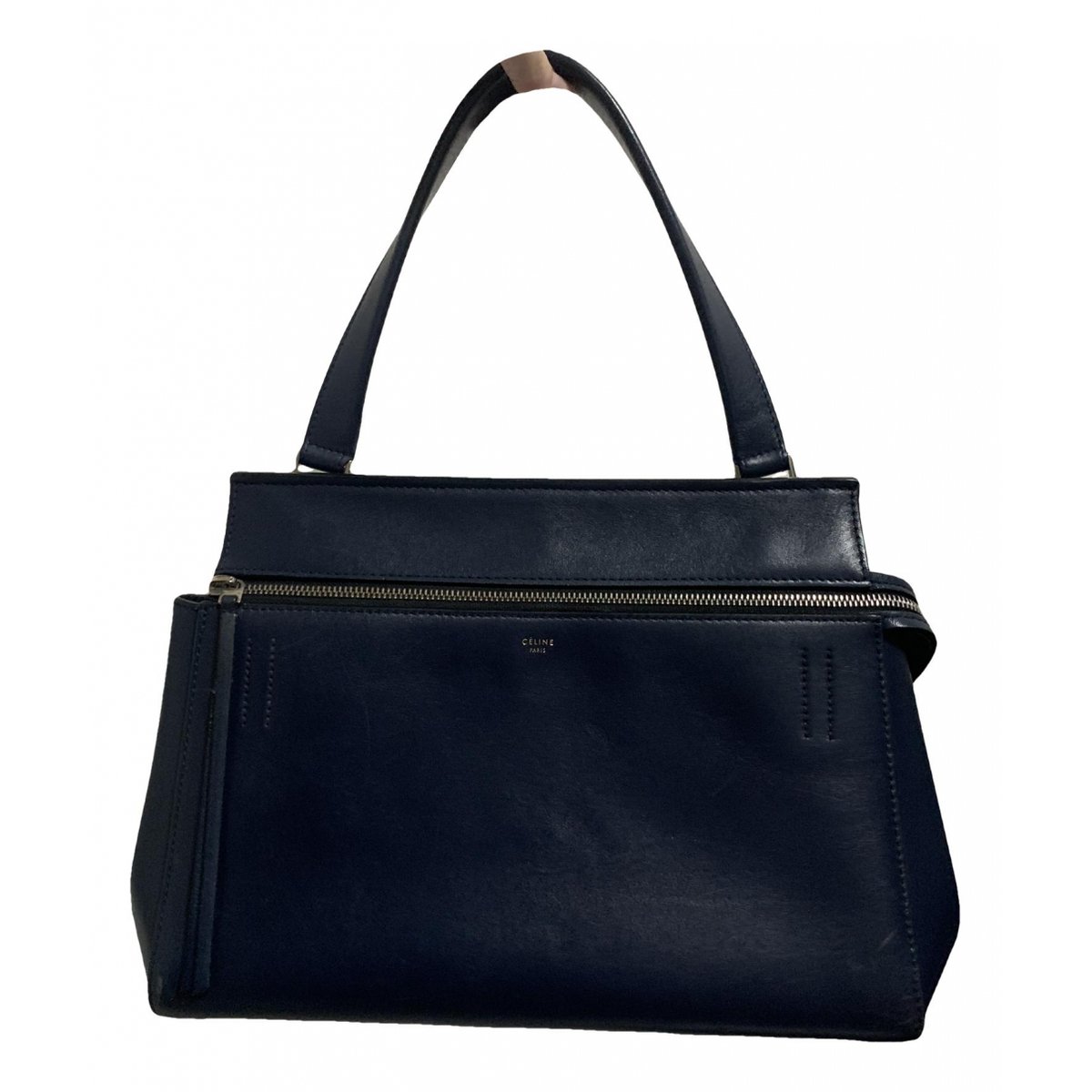 Edge leather handbag