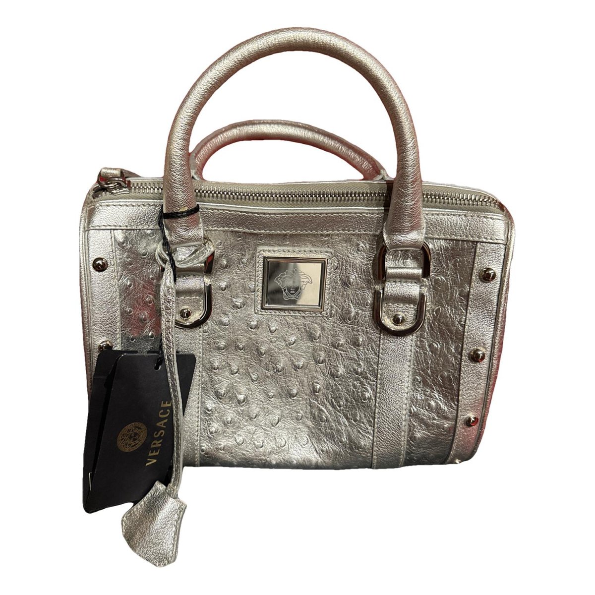 La Medusa leather handbag