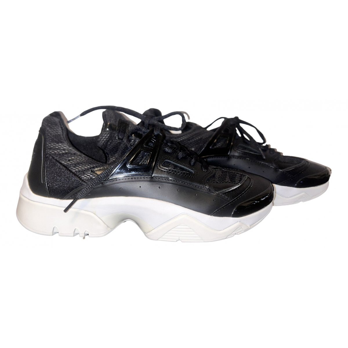 Sonic leather trainers