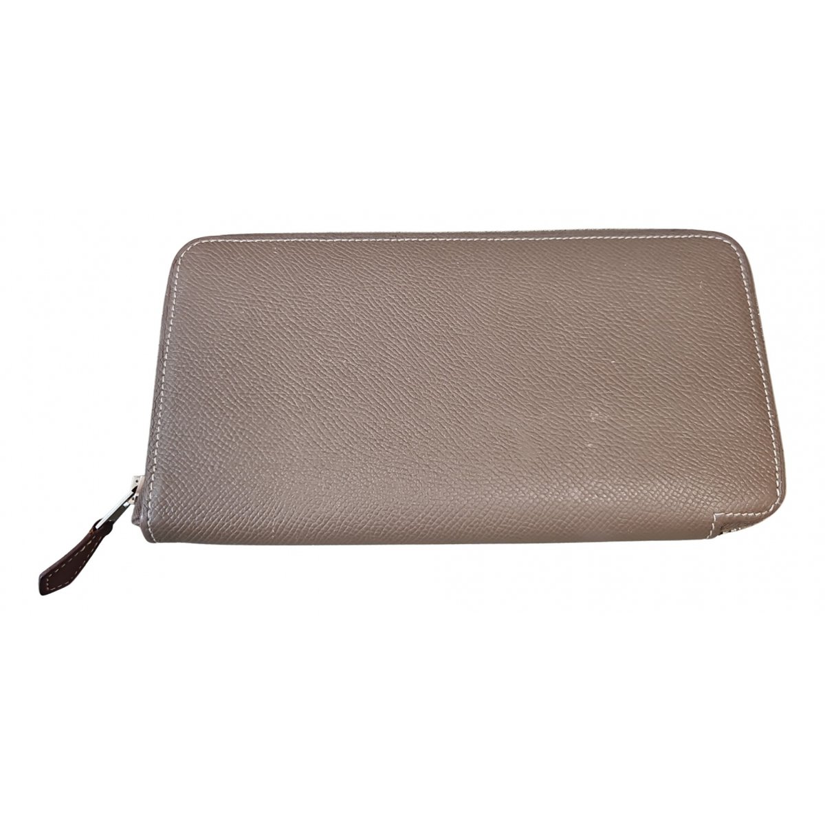 Silk'in leather wallet