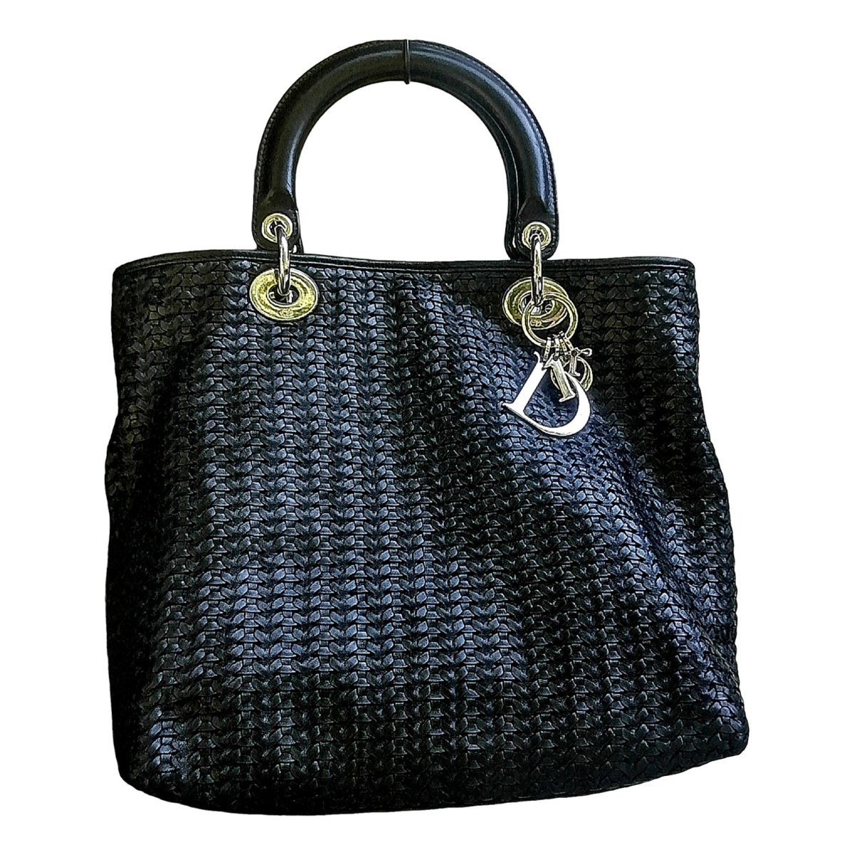 Lady Dior leather handbag