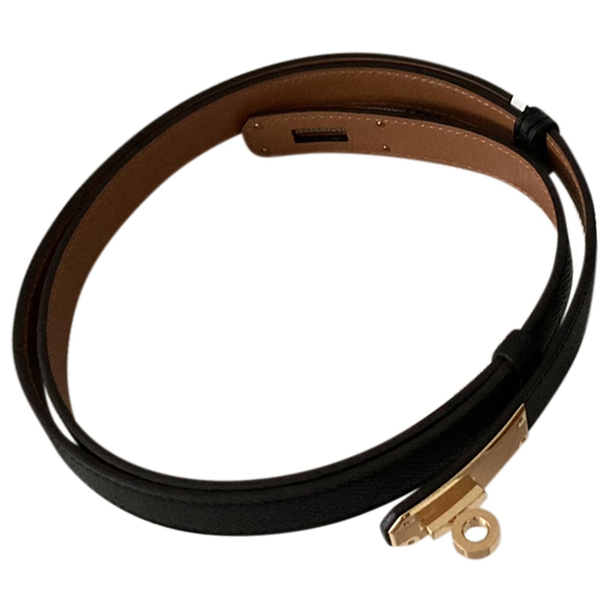 Kelly Pocket leather belt
