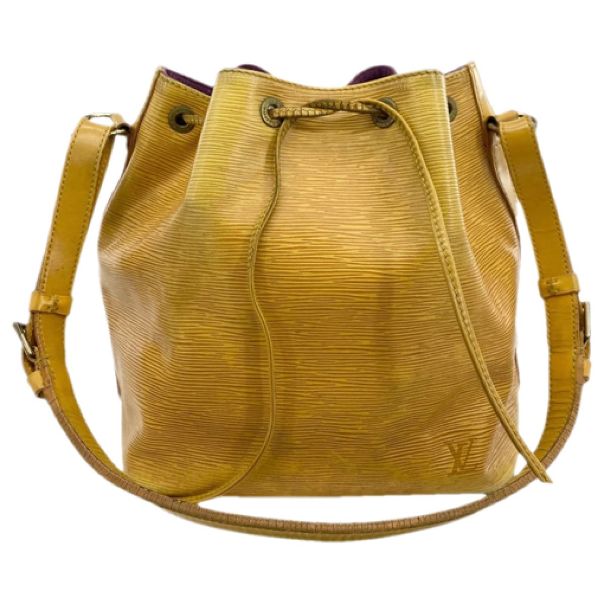 Petit Noé trunk leather crossbody bag