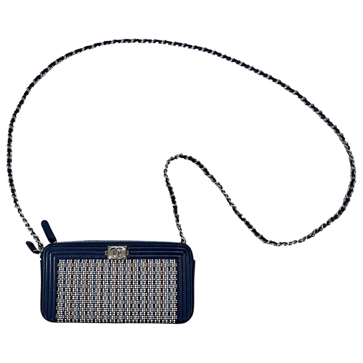 Boy leather crossbody bag