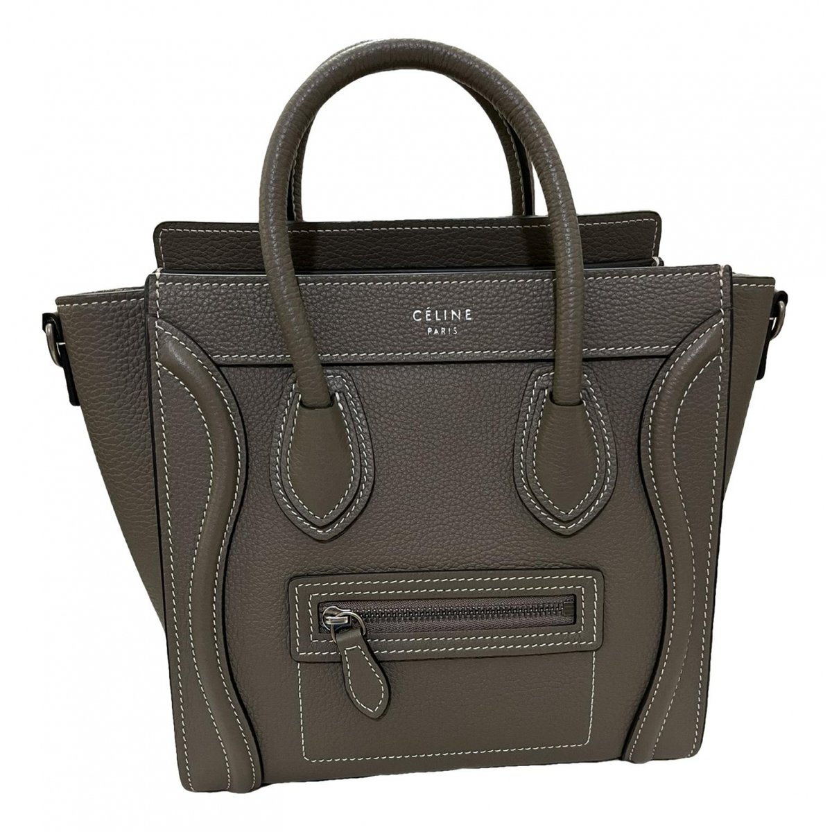 Nano Luggage leather handbag