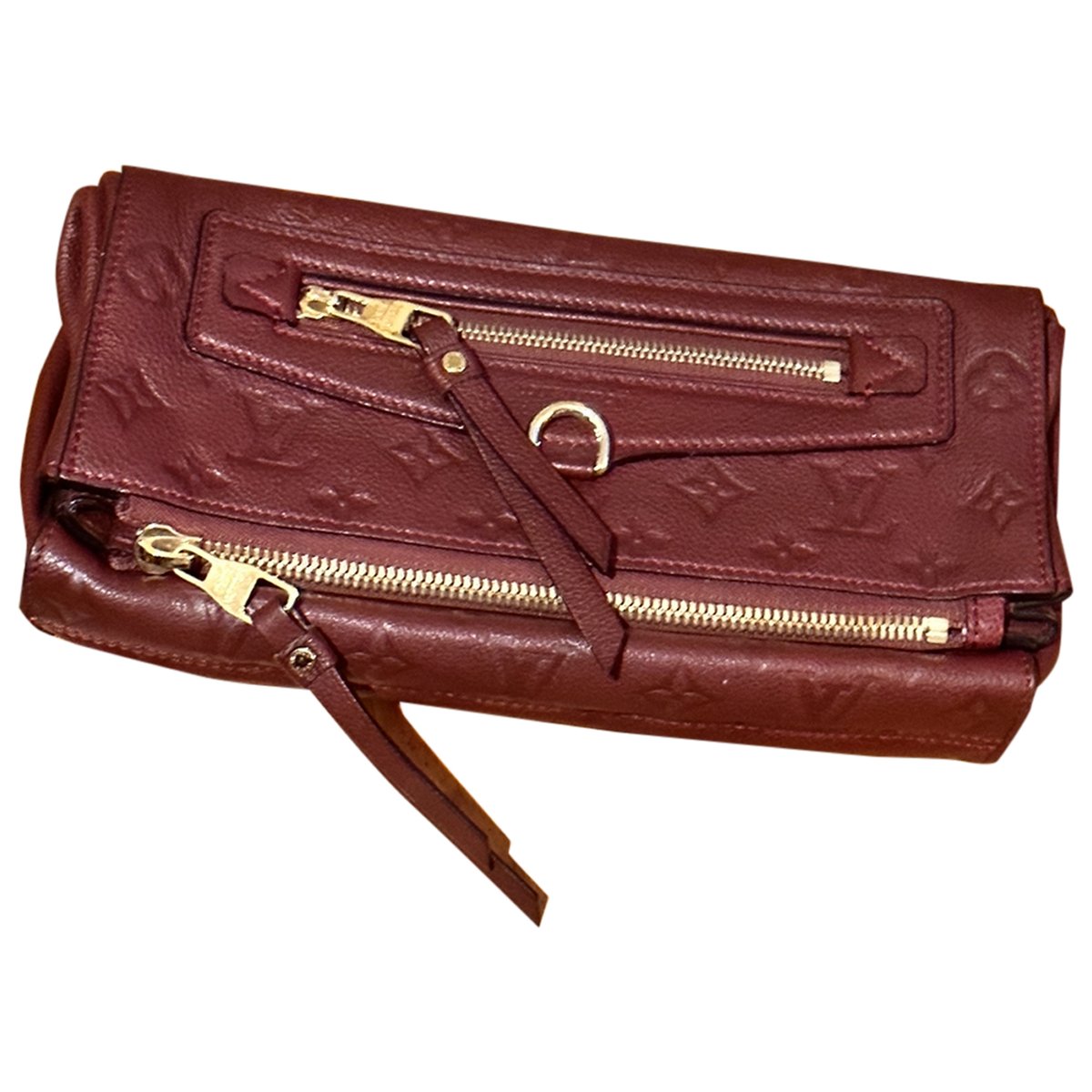 Pétillante leather clutch bag