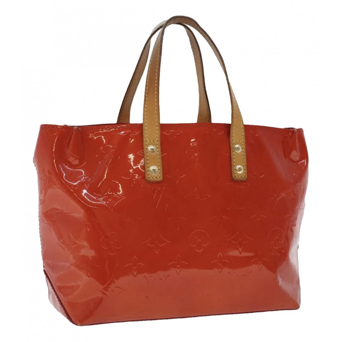 Reade patent leather tote