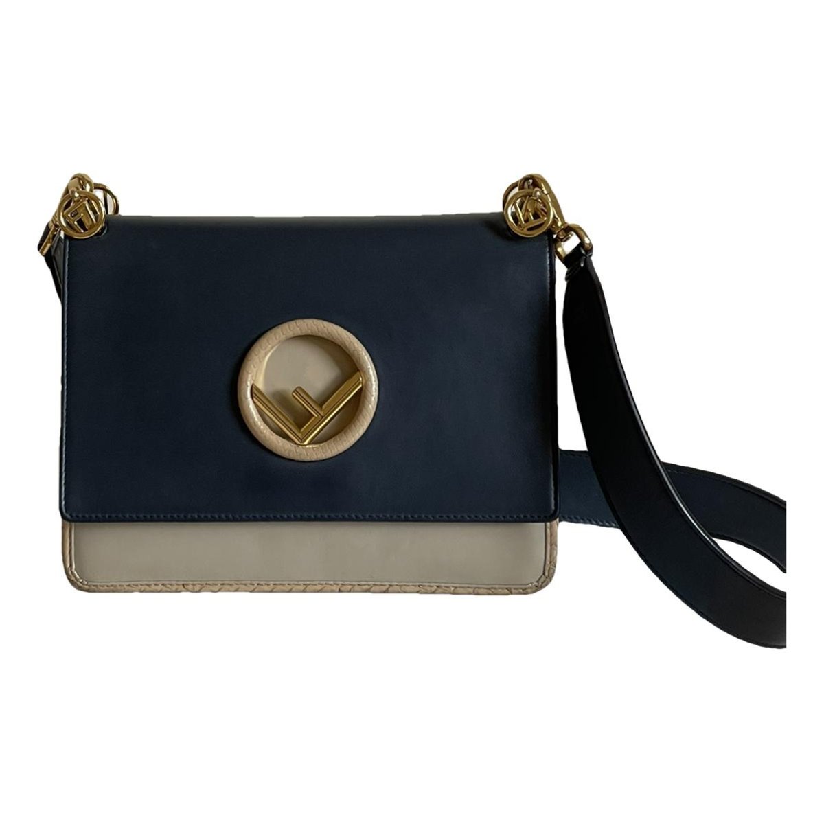 Kan I Logo leather handbag