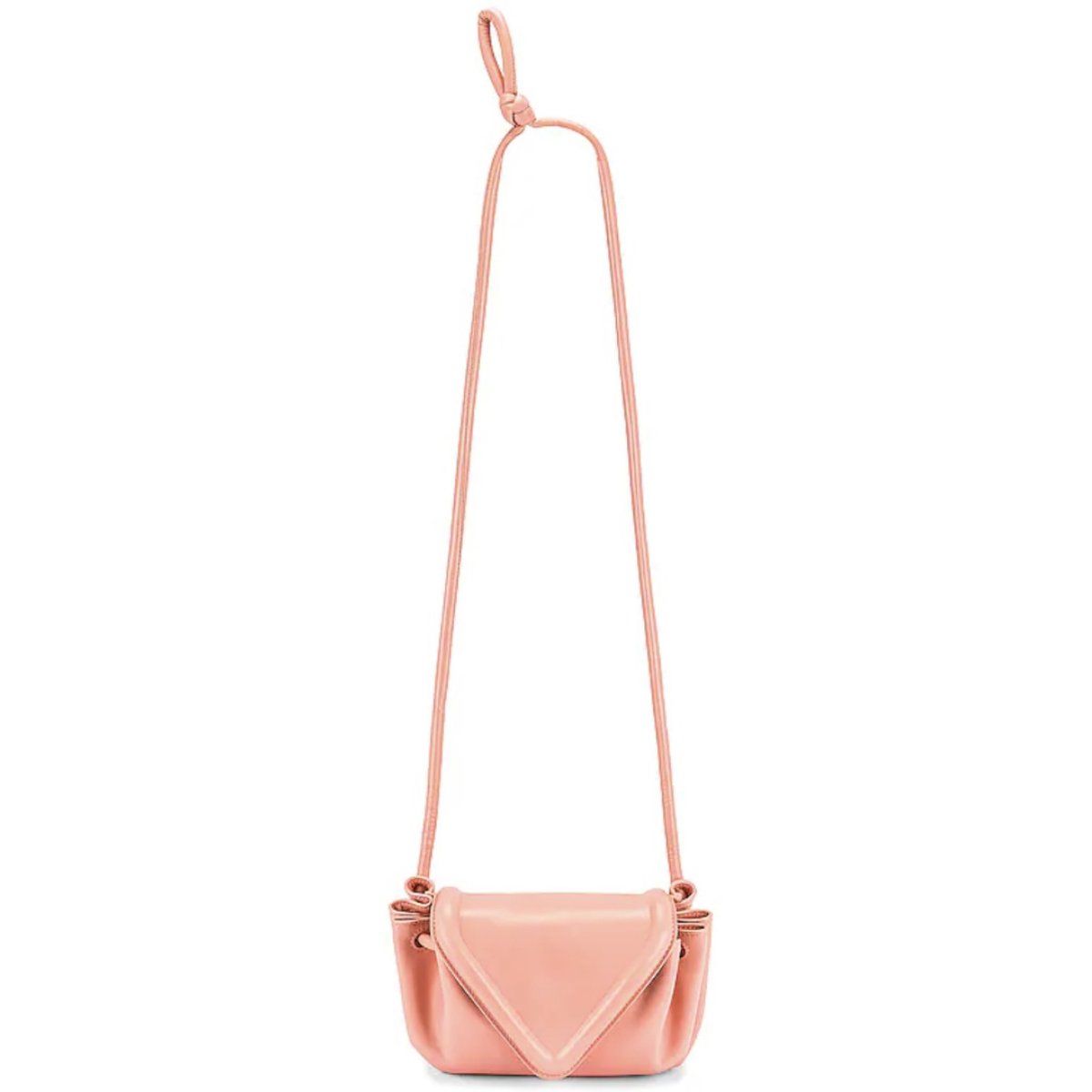 Beak leather crossbody bag