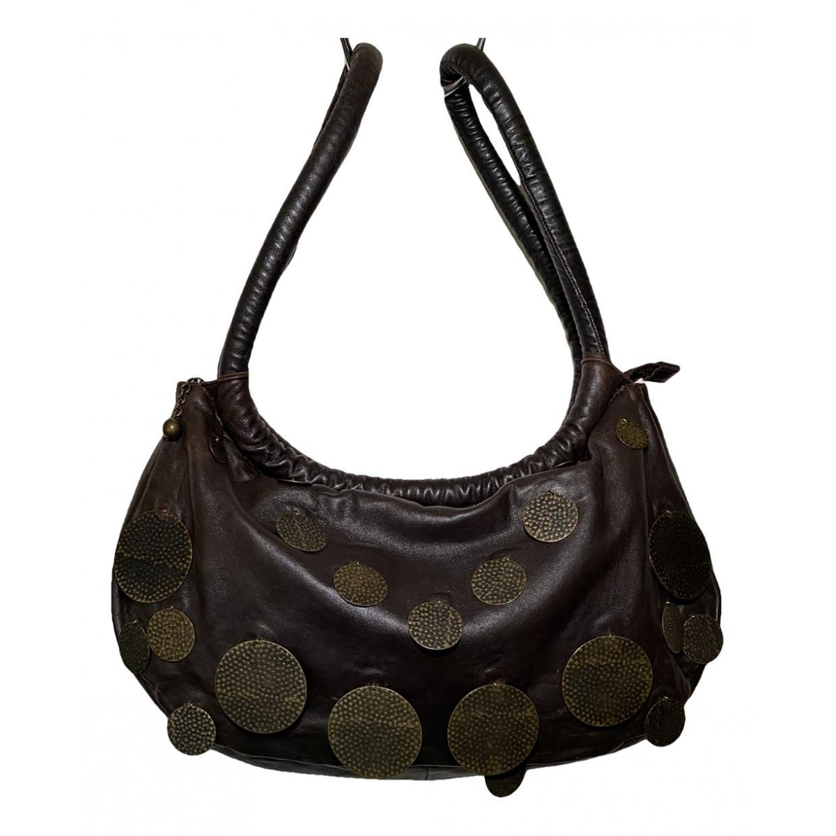Domino leather handbag