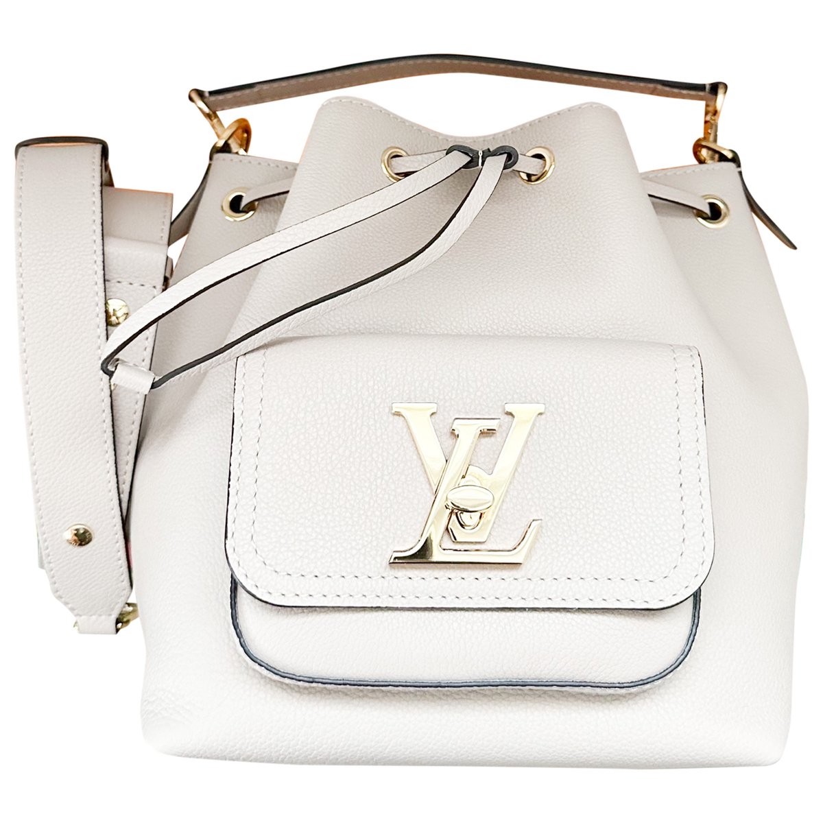 Lockme leather crossbody bag