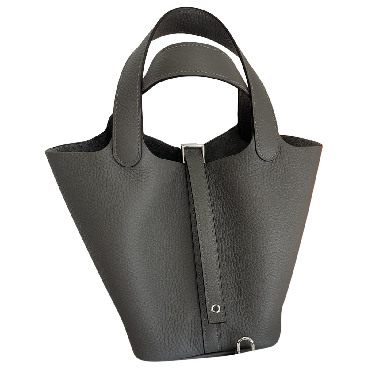 Picotin leather tote