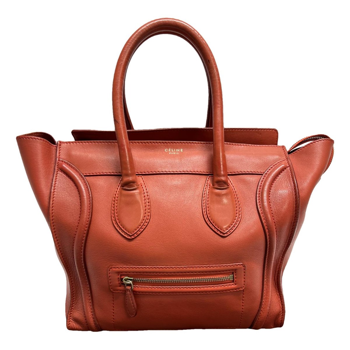 Luggage leather handbag