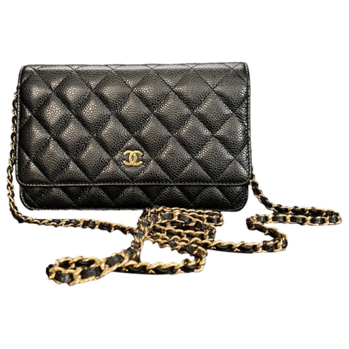 Wallet On Chain Timeless/Classique leather crossbody bag