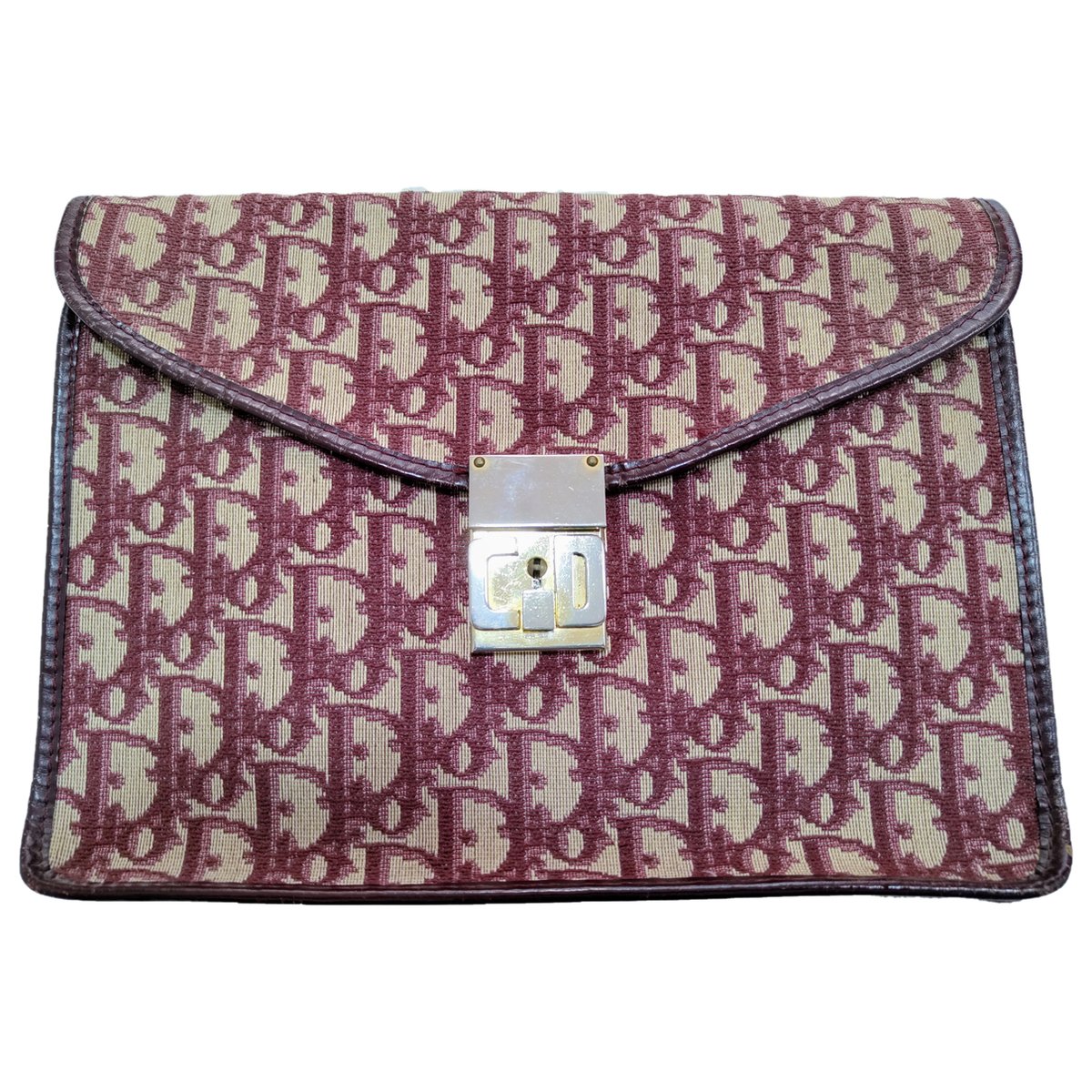 DiorAddict cloth clutch bag