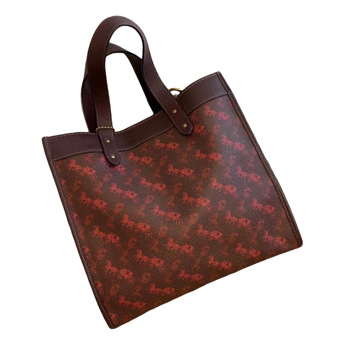 Crossgrain Taxi Tote leather clutch bag