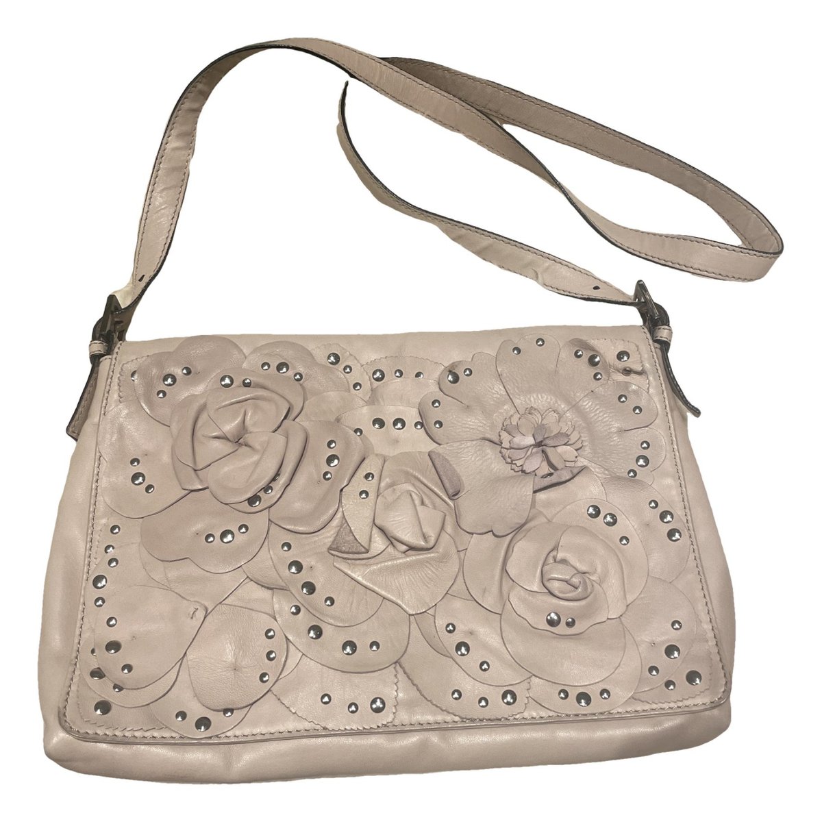 Bloomy Stud leather crossbody bag