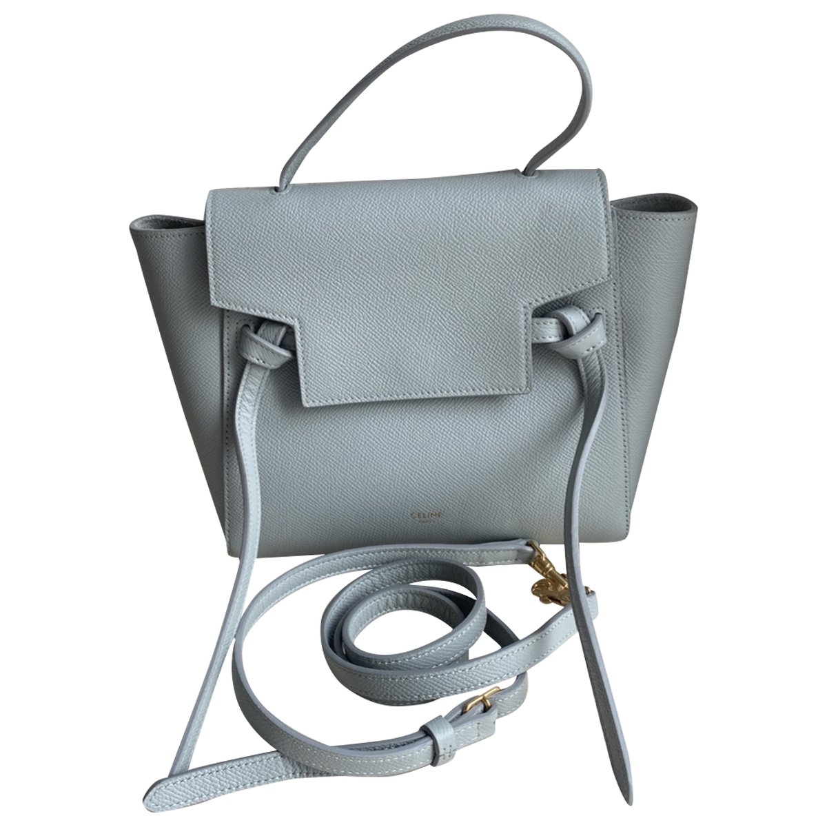 Belt leather handbag