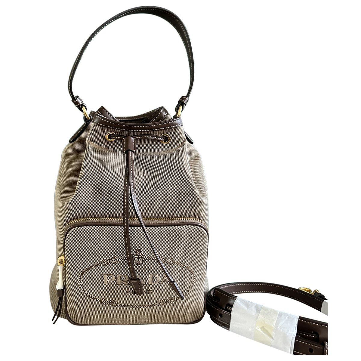 Duet cloth crossbody bag
