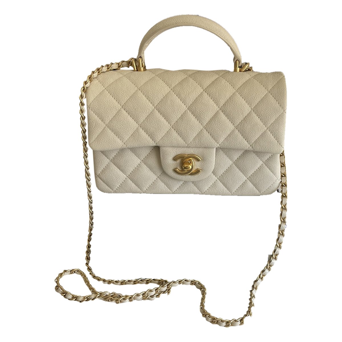 Timeless Classique Top Handle leather handbag