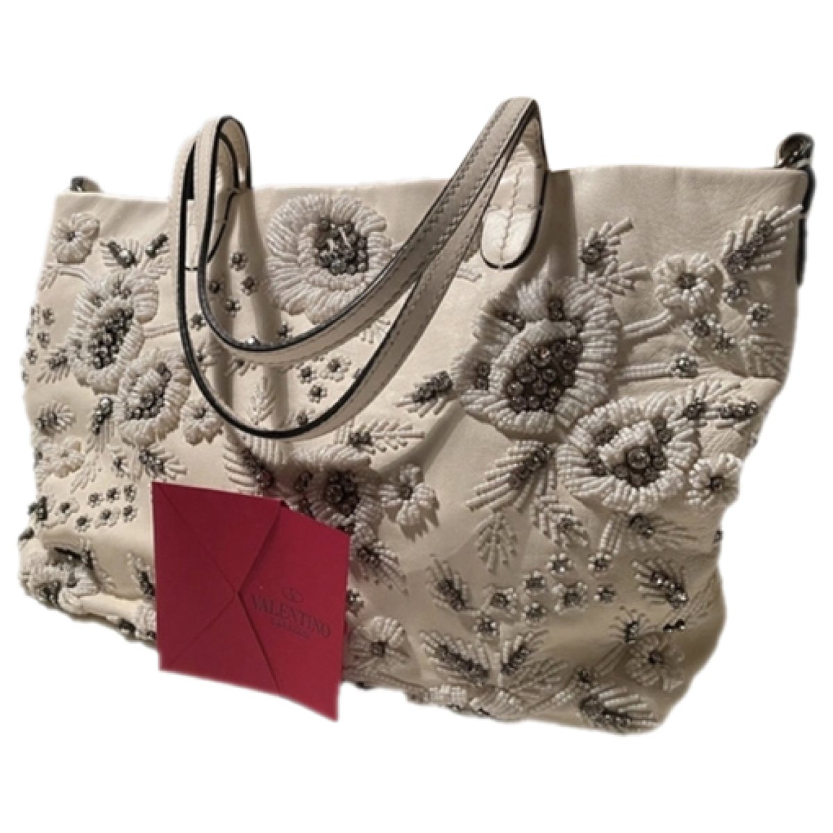 Demilune leather handbag