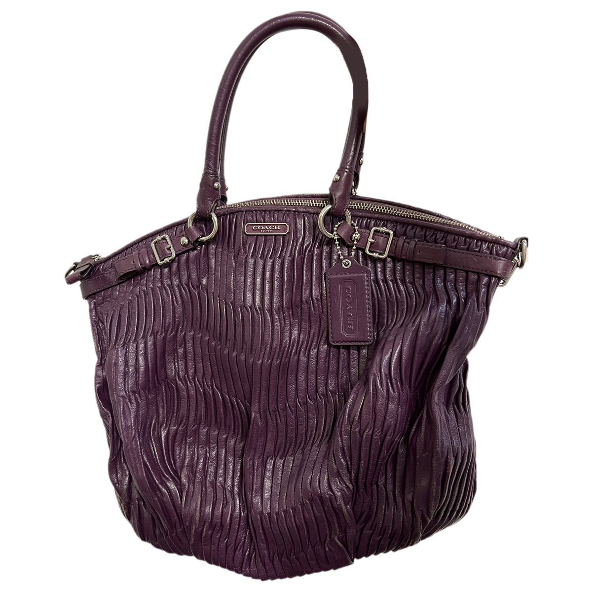 Crossgrain Gathered Kitt Carry All leather handbag