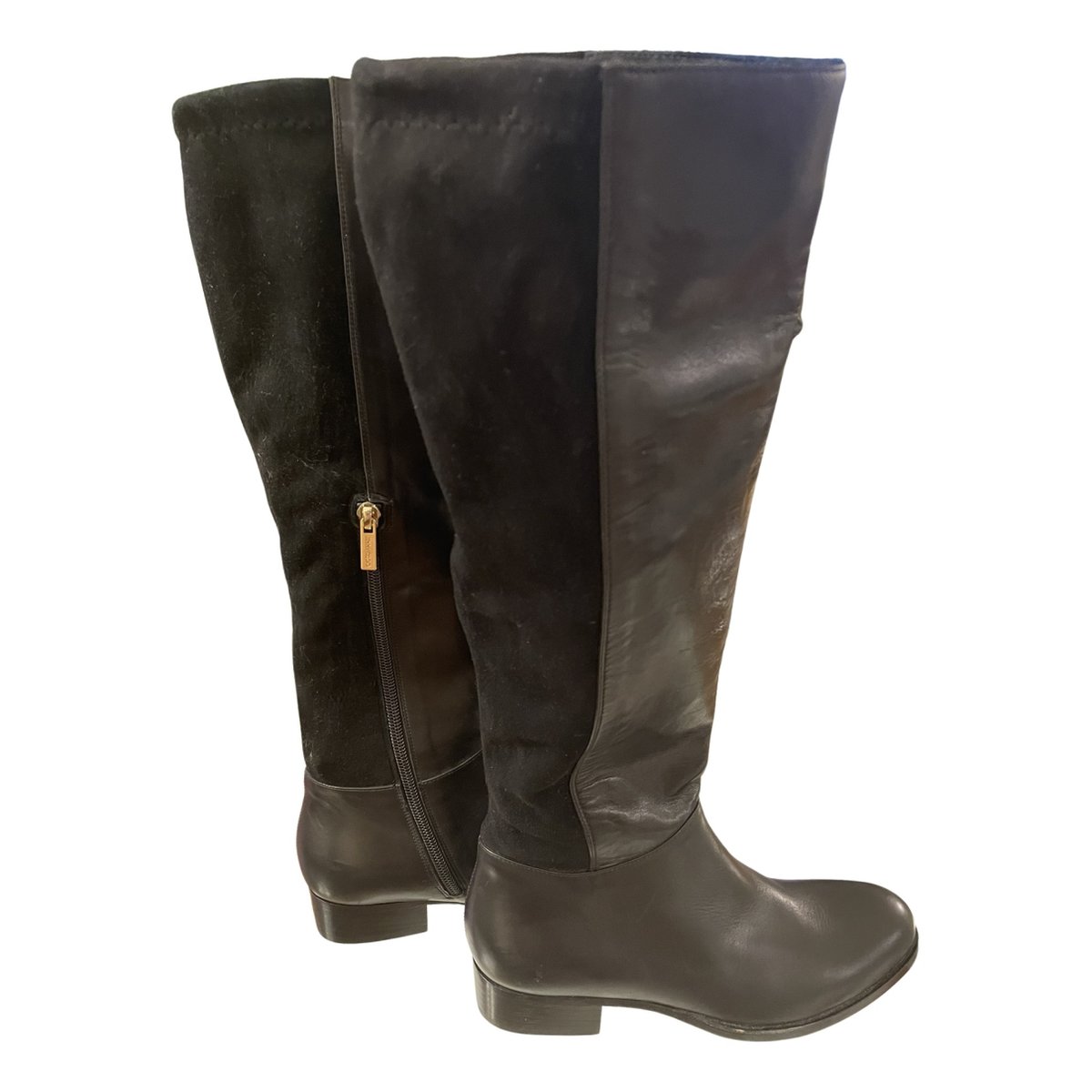 Madalie leather riding boots